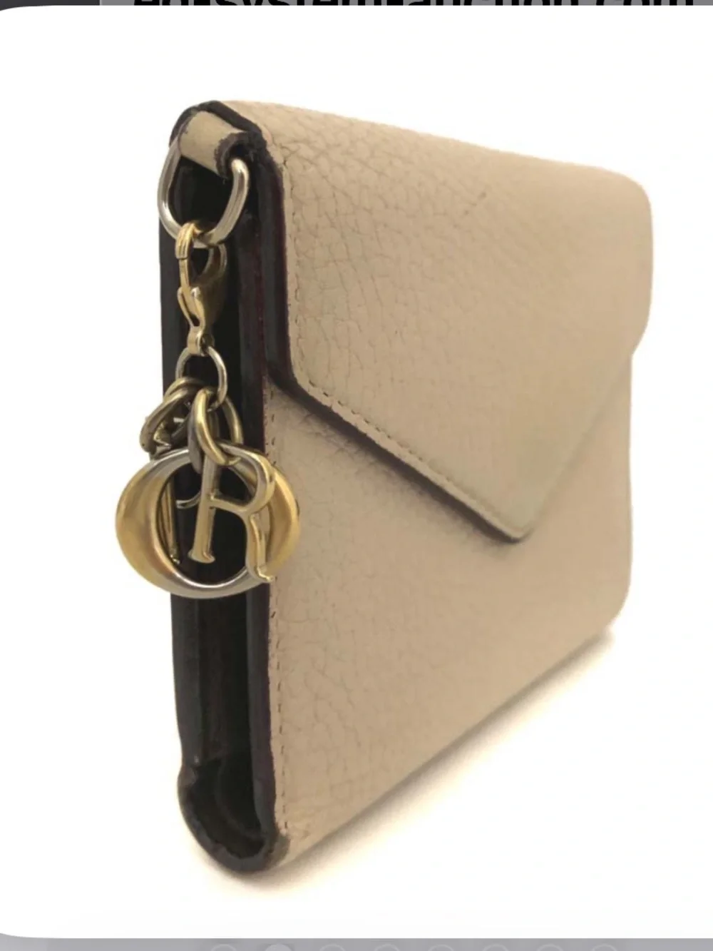 💛🤍💛Christian Dior Logo Charm Wallet Bundle💛🤍💛